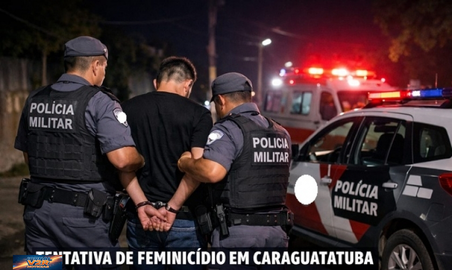 Carro usado como arma: homem é preso após atacar ex-companheira e namorado em Caraguatatuba