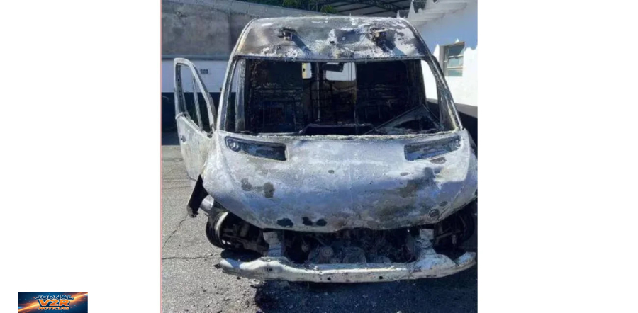 Criminosos invadem base da Dutra, roubam ambulância e veículo é encontrado destruído pelo fogo no Vale do Paraíba