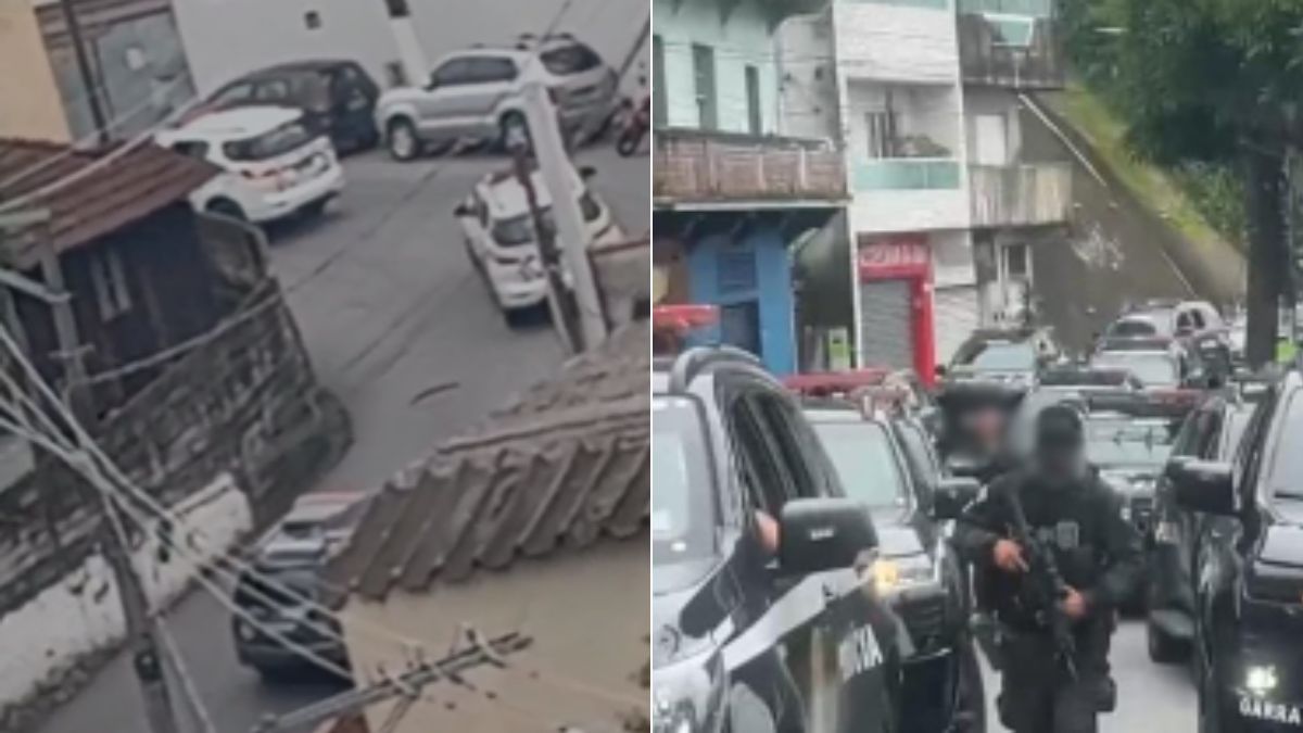 Operação apreende 15 kg de drogas e prende quatro no Morro São Bento em Santos