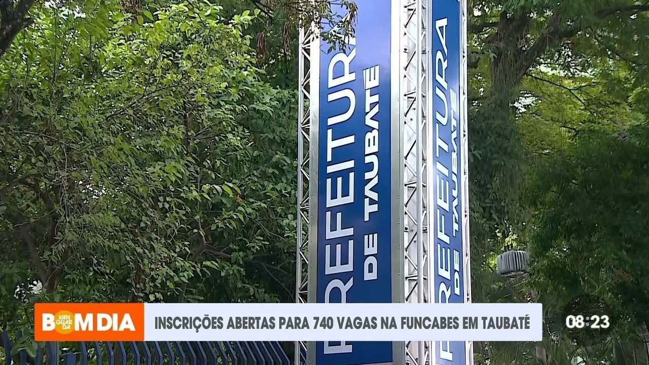 Funcabes abre processo seletivo com 740 vagas e salários de até R$ 4,4 mil em Taubaté; veja como se inscrever