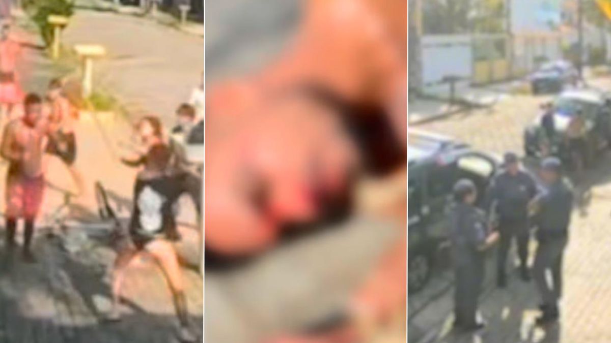 VÍDEO: Mulher é espancada por homem após reagir a assédio no litoral de SP