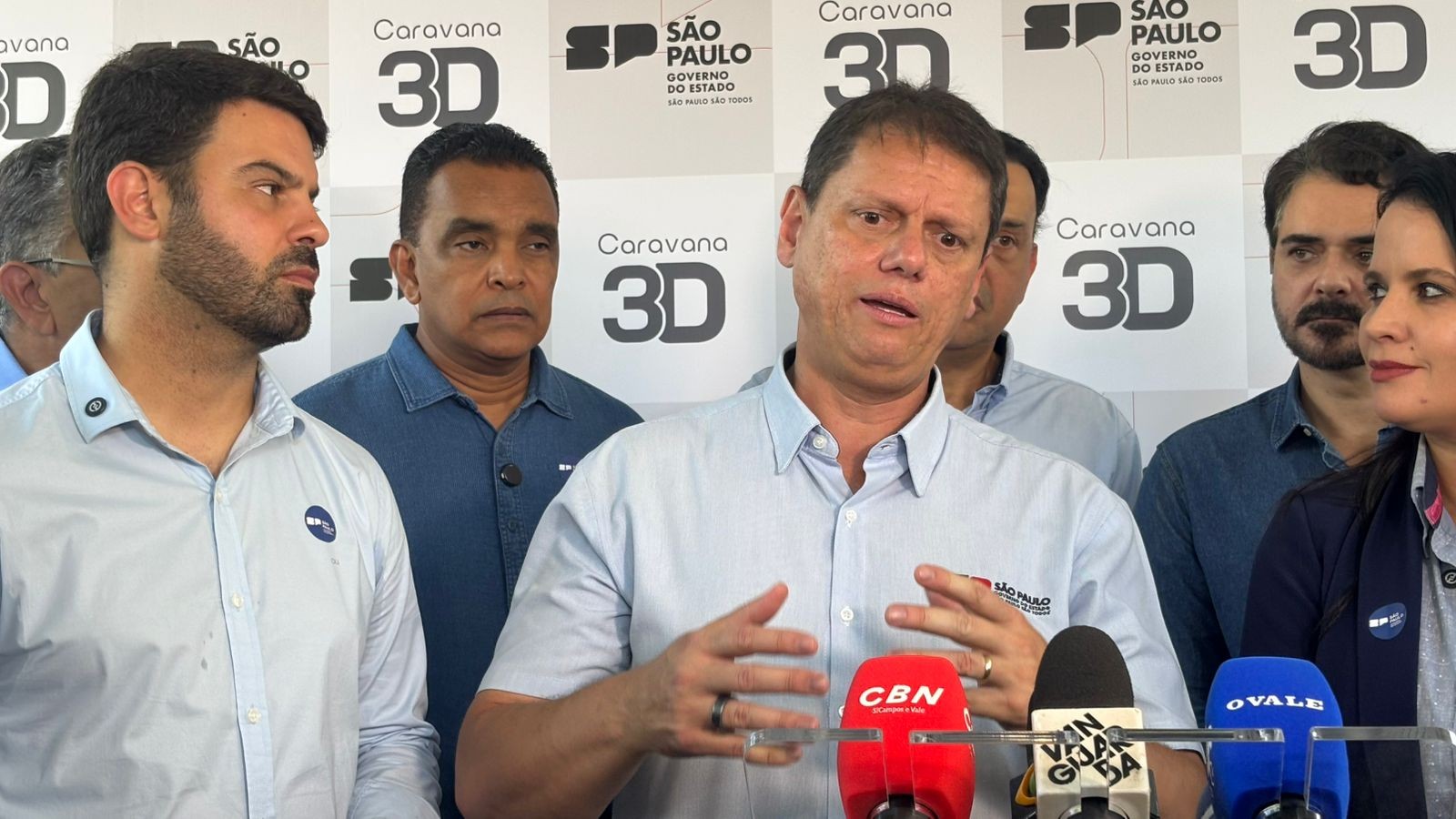 Governador Tarcísio anuncia investimento de R$ 15 milhões no HMUT em Taubaté