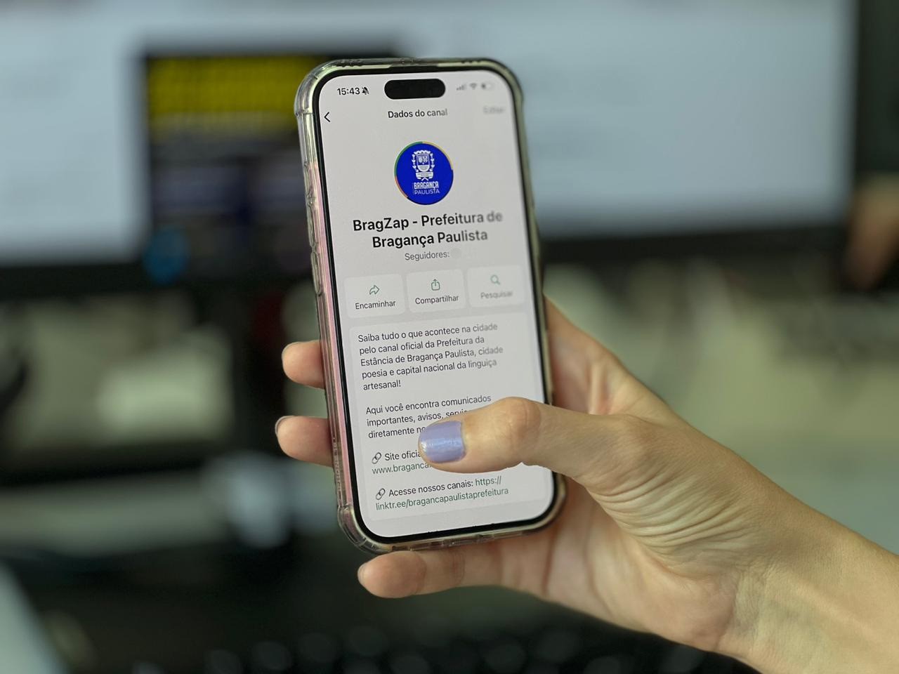 Bragança lança canal no WhatsApp para divulgar notícias, serviços e avisos