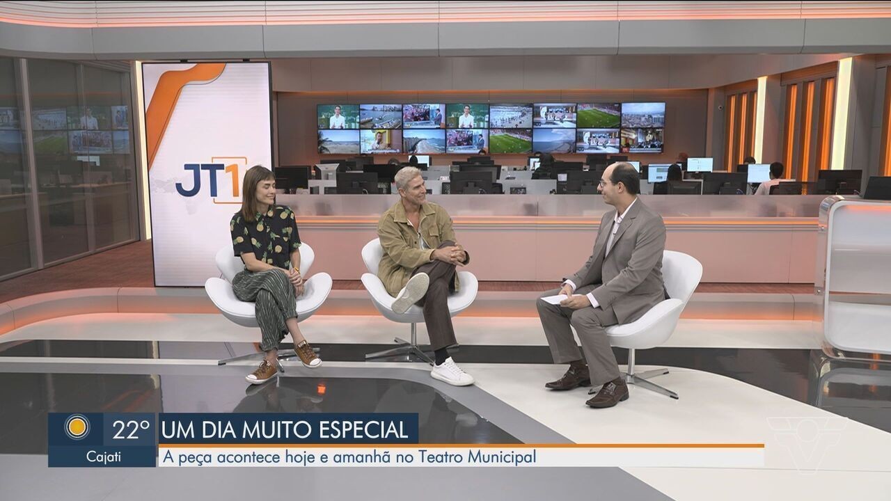 Reynaldo Gianecchini e Maria Casadevall protagonizam peça em Santos, SP