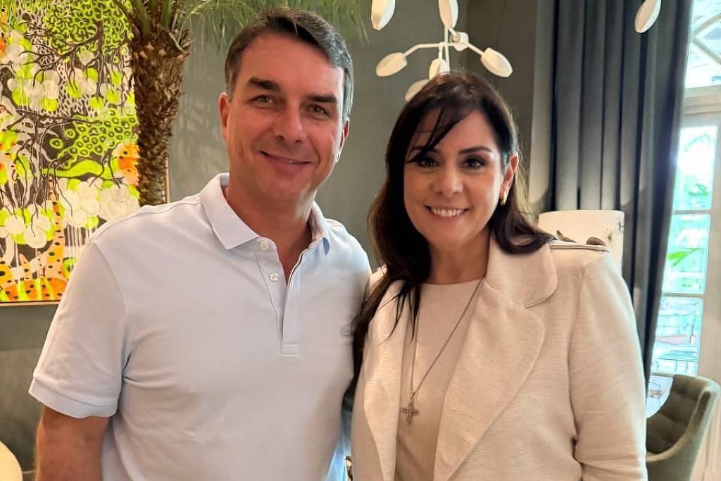 Flávio se reúne com deputada do PP citada como possível vice