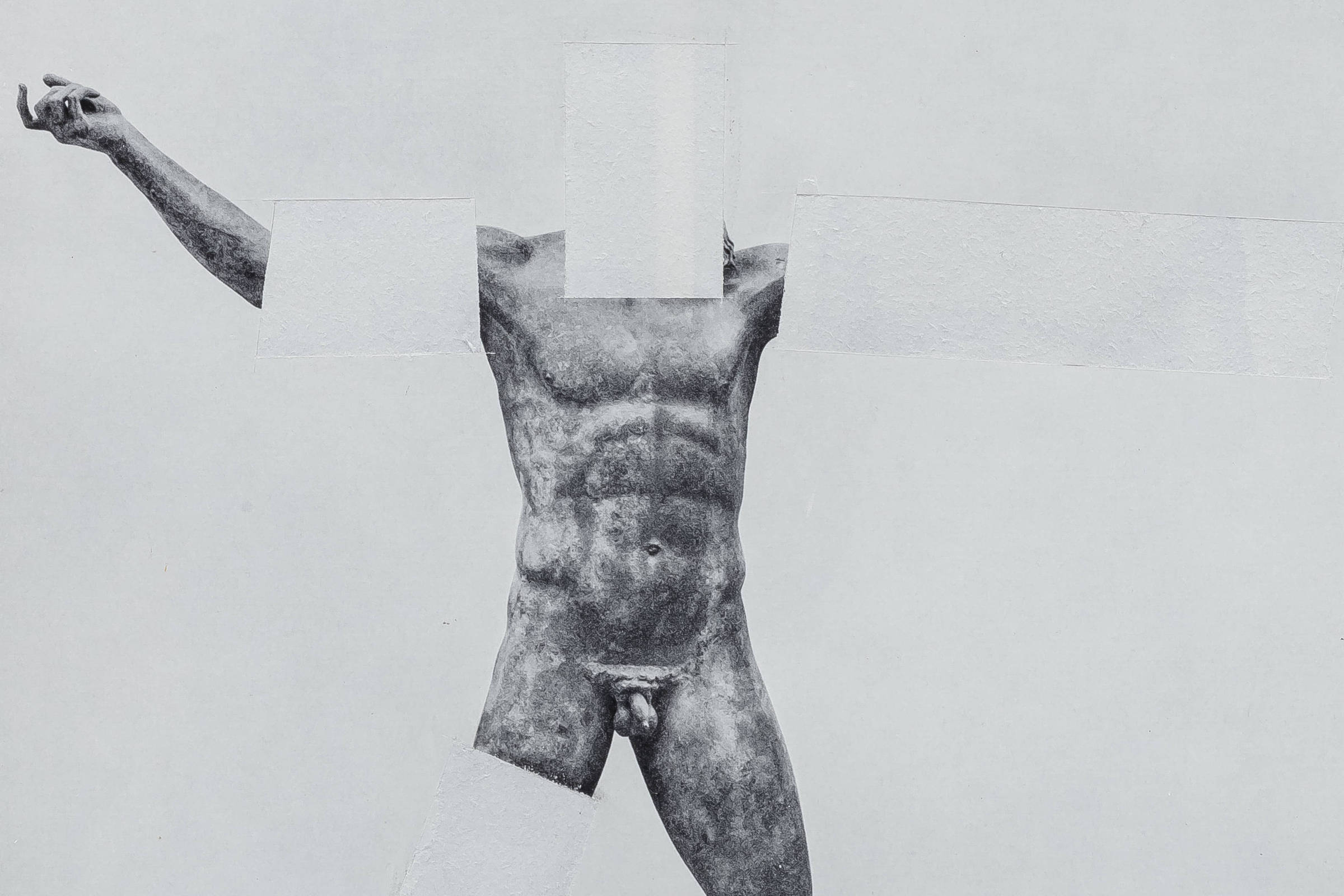 Mostra reinventa imagens de estátuas gregas a partir de origamis e capas de livros