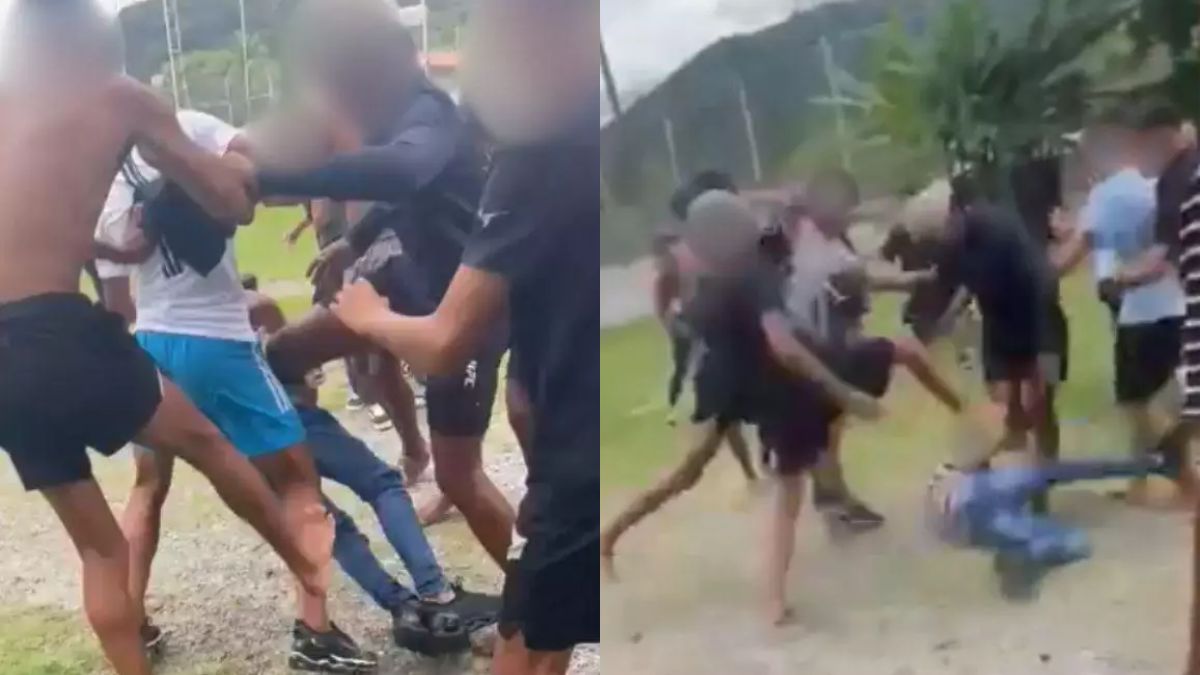 Adolescente foi espancado em Guarujá por ao menos sete pessoas, diz PM