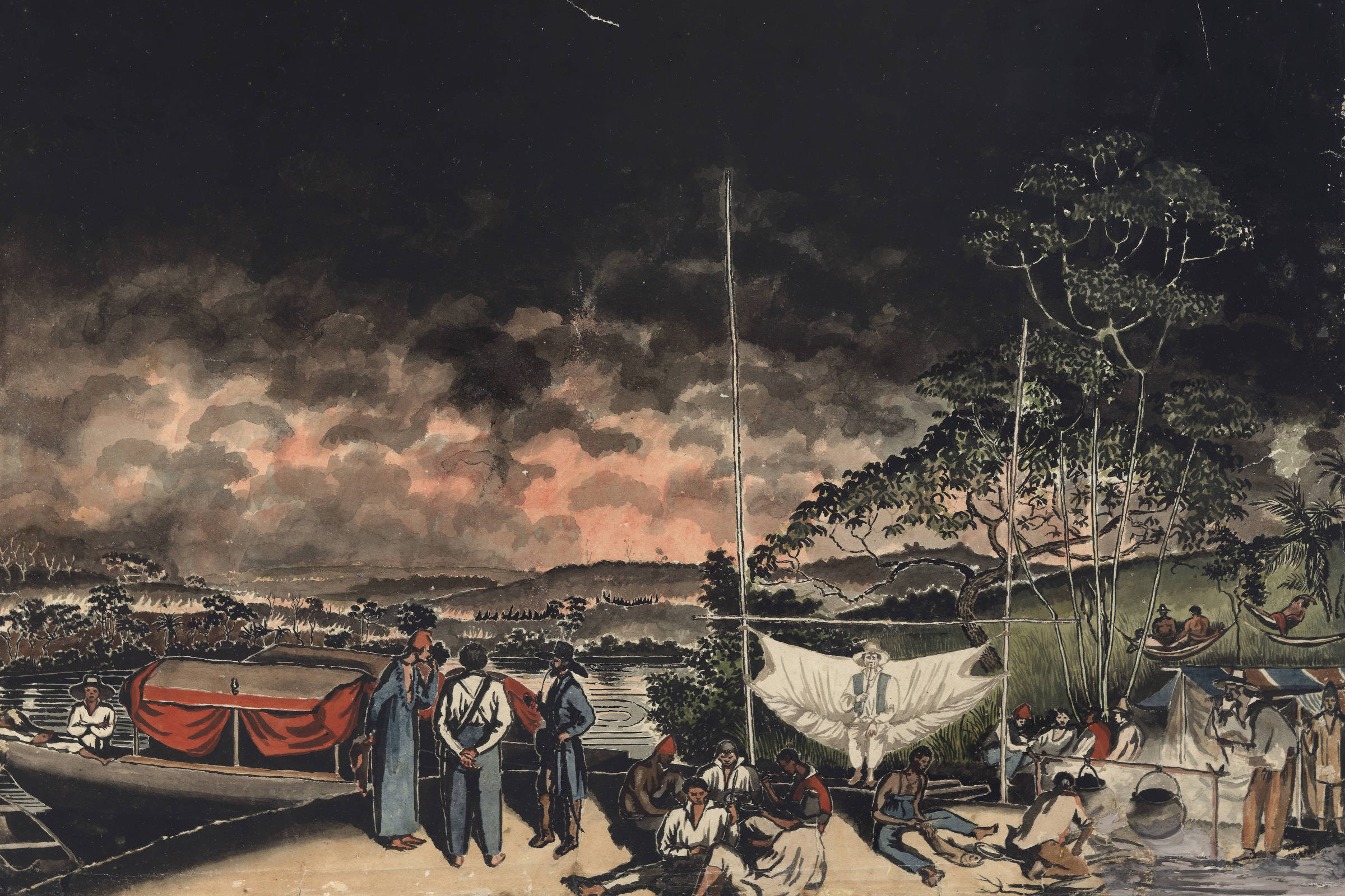 Mostra parte de expedição pelo Brasil do século 19 para ver a devastação ambiental