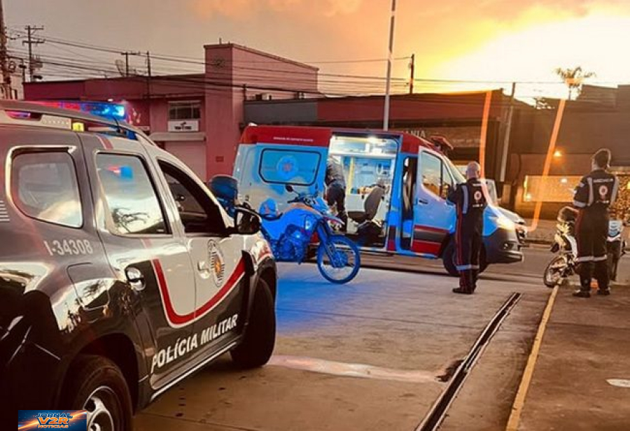 Violência em plena via pública: homem é esfaqueado e socorrido em estado grave em Atibaia