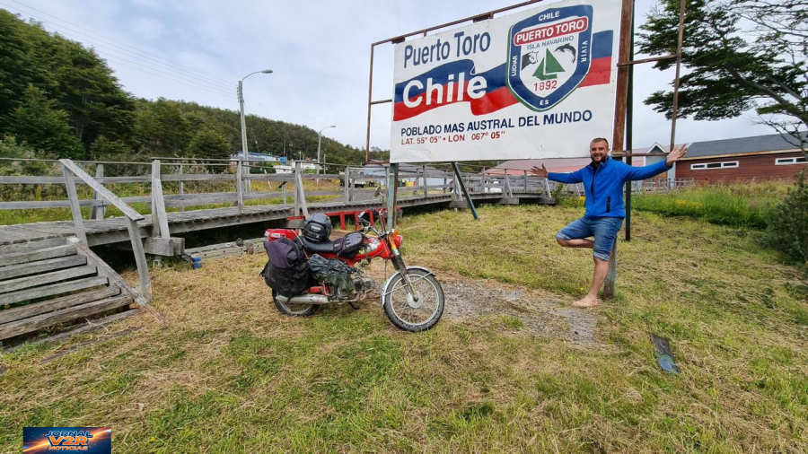 Turismo raiz sobre duas rodas – Parte 3: gaúcho roda o mundo com moto de 49 cilindradas e vira símbolo de liberdade