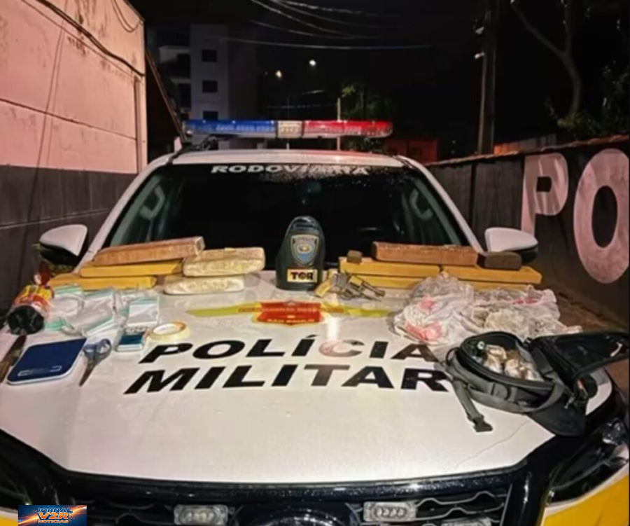 Fuga frustrada termina em prisão e grande apreensão de drogas em Ubatuba