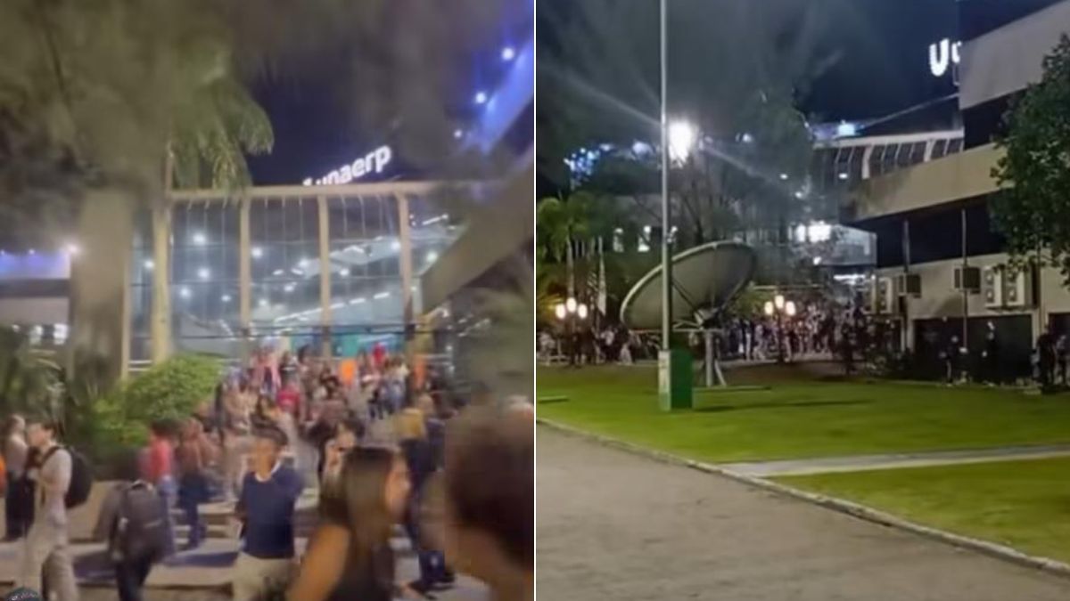 Alunos deixam campus às pressas após cheiro de gás em universidade de Guarujá